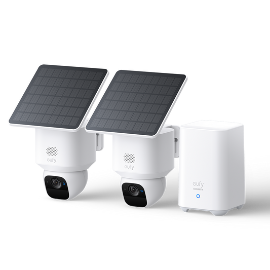 eufyCam Solo E30 (confezione da 2 telecamere) + HomeBase S280