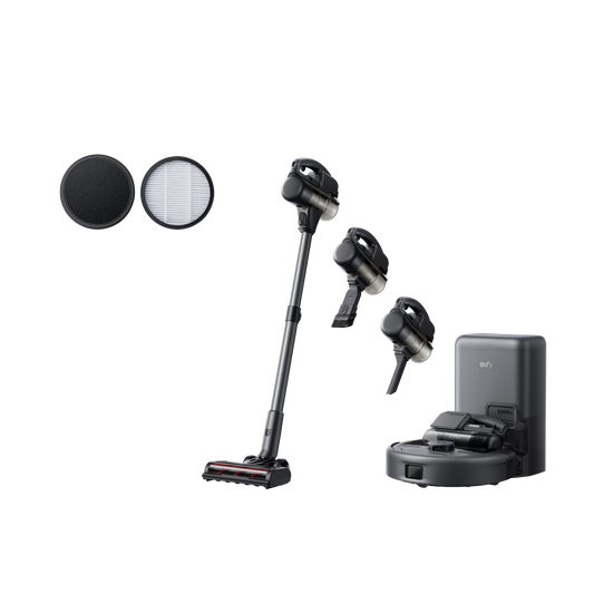 Robot Aspirapolvere 3-in-1 E20 eufy + eufy Filtro ad alta performance
