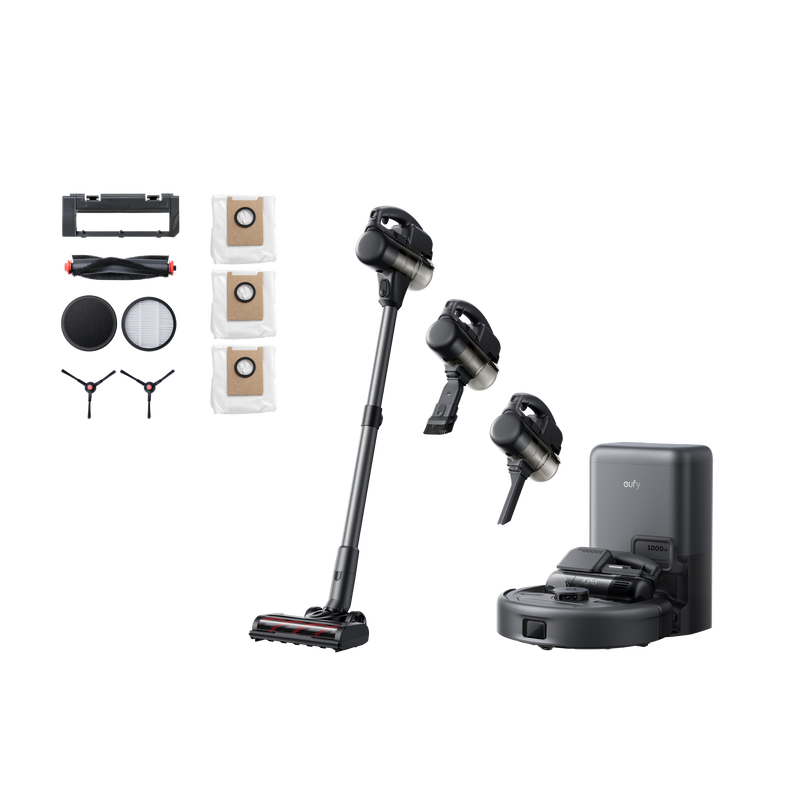 Robot Aspirapolvere 3-in-1 E20 eufy + eufy Kit di accessori