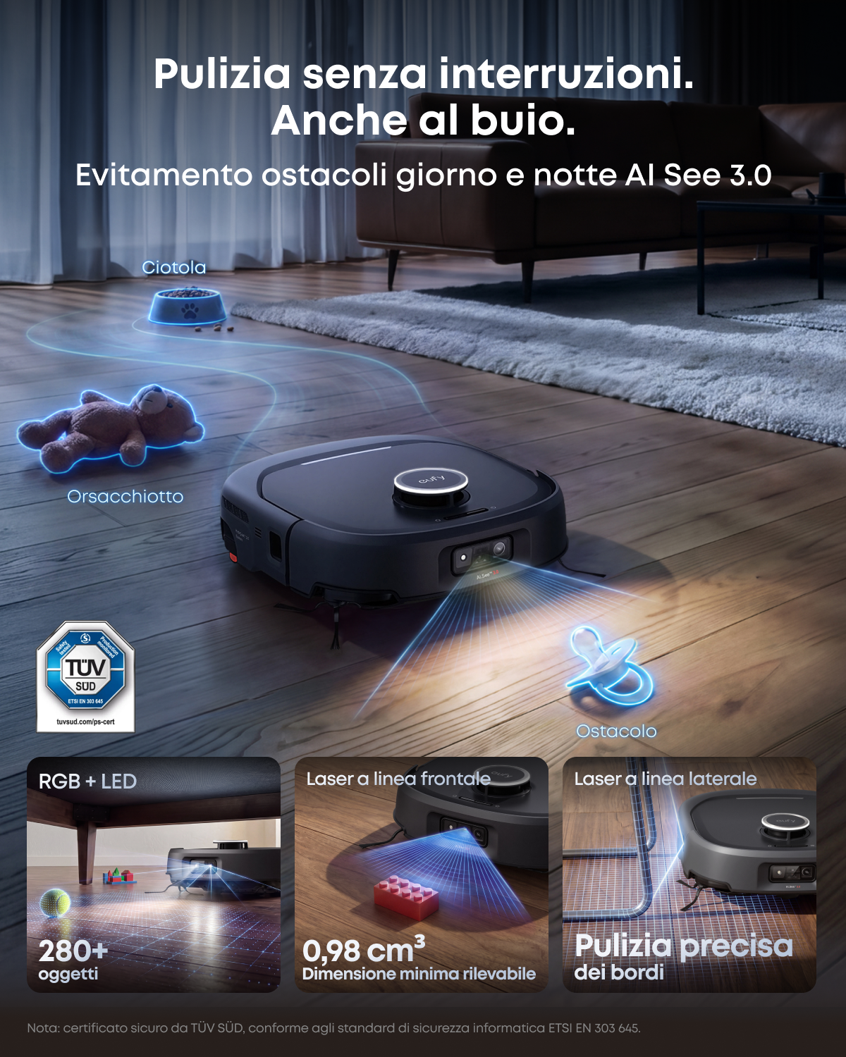 Anker eufy Omni E35 Aspirapolvere/Lavapavimenti