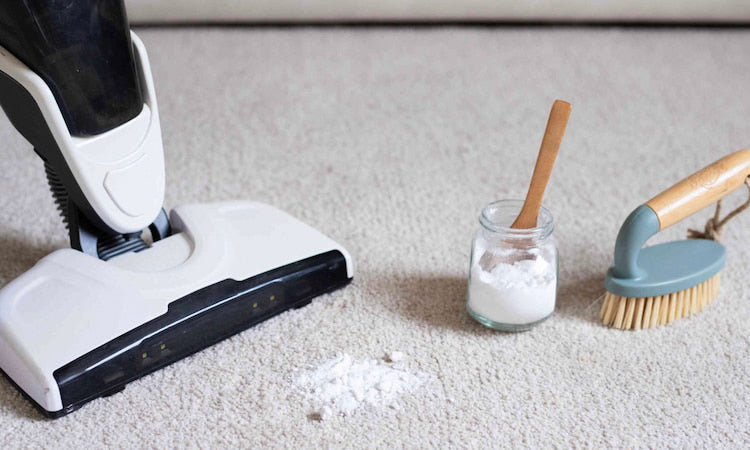 Pulire il tappeto con il bicarbonato di sodio
