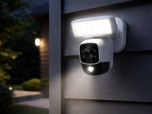 Telecamera con luce e sensore di movimento