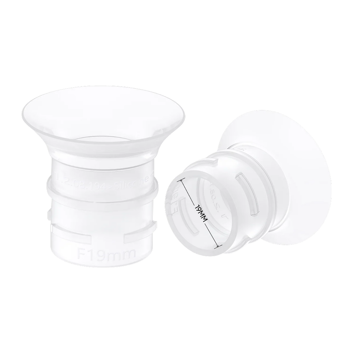 Inserto da 19 mm originale per tiralatte portatile eufy E10/E20/S1/S1 Pro (confezione da 2)