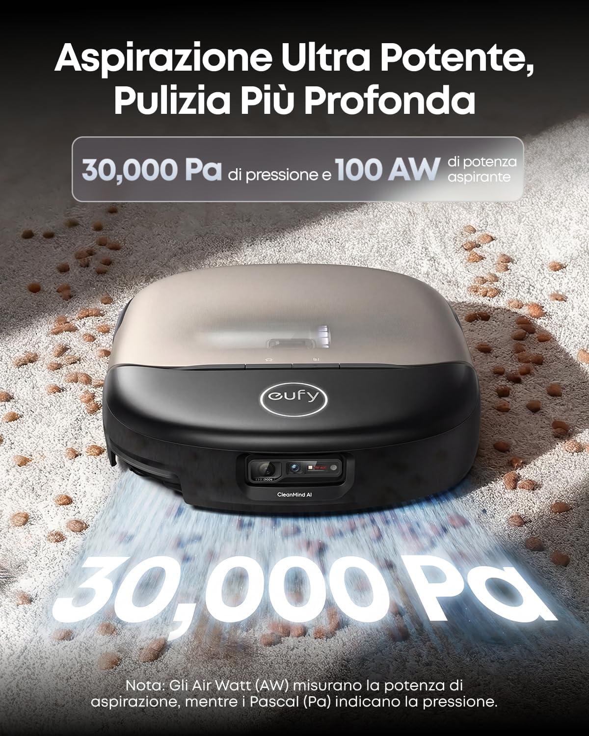 eufy HydroJet S2 robot aspirapolvere e lavipavimenti+eufy S2 Kit di accessori di ricambio