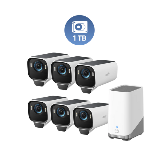 Kit da 6 telecamere eufyCam S3 Pro+1TB Hard Drive