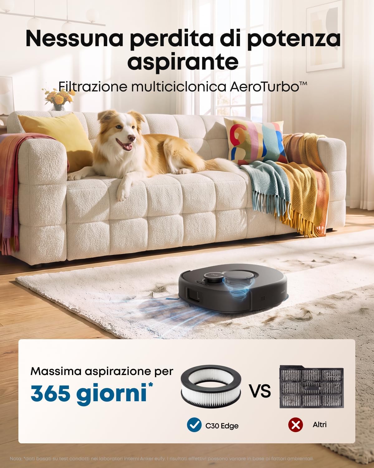 Anker eufy Robot Aspirapolvere Omni C30 Edge