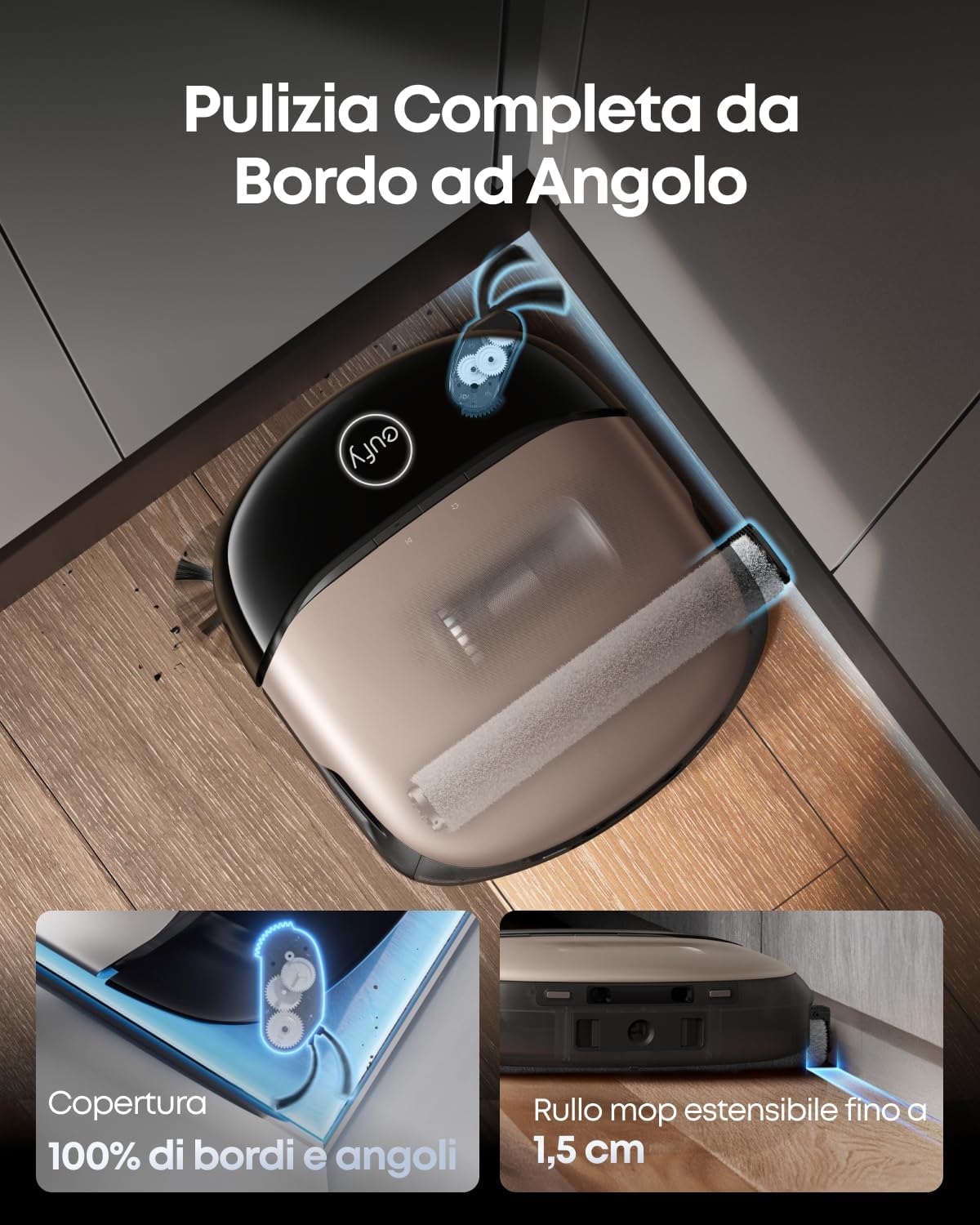 eufy HydroJet S2 robot aspirapolvere e lavipavimenti+eufy S2 Kit di accessori di ricambio