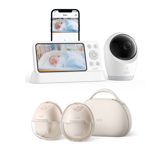eufy S1 Pro HeatFlow™ Tiralatte +eufy Baby Monitor E21