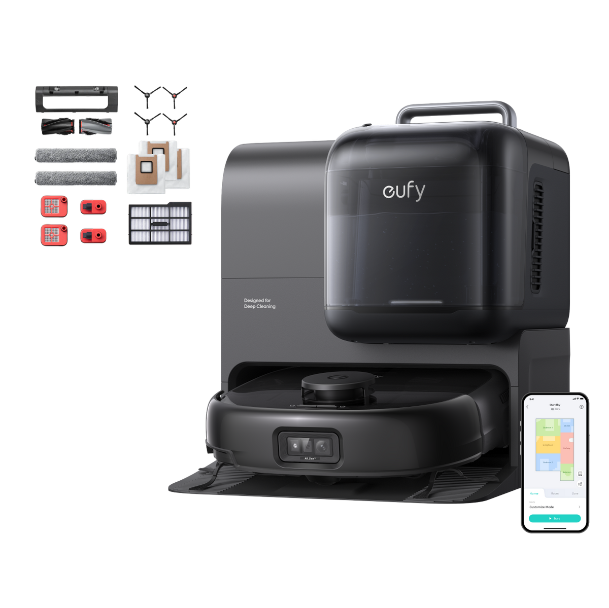 eufy Robot Vacuum Omni E28+Pacchetto accessori eufy