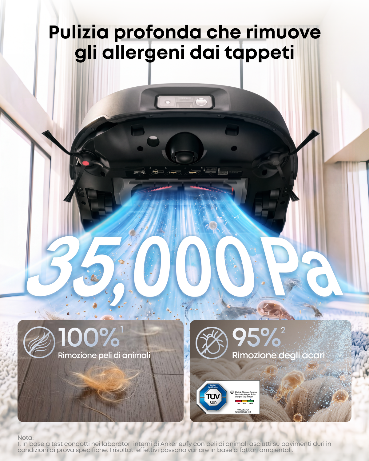 Anker eufy Omni E35 Aspirapolvere/Lavapavimenti