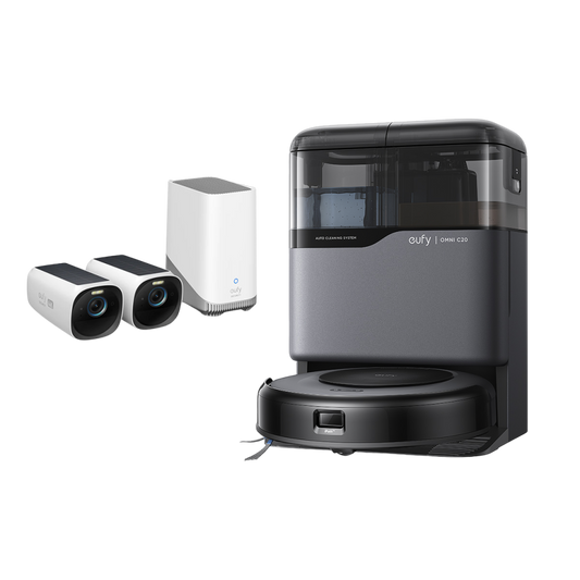 eufy Robot aspirapolvere Omni C20 +eufyCam S330 (eufyCam 3)